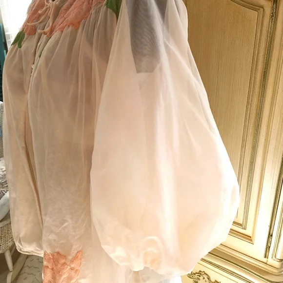 Vintage bed coat Van Raalte - Picture 15 of 16